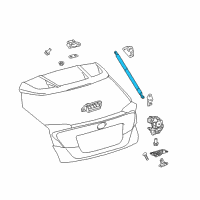 OEM 2020 Toyota C-HR Lift Cylinder Diagram - 68950-F4052