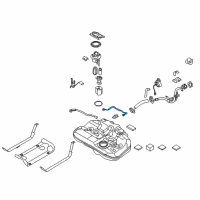 OEM Hyundai Extension Wiring Assembly-Fuel Pump Diagram - 31125-C2500