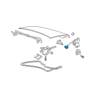 OEM 2003 Ford Crown Victoria Release Cable Diagram - F6AZ-5443329-AA