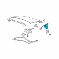 OEM 2003 Ford Crown Victoria Latch Assembly Diagram - XW7Z-5443200-BA