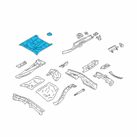 OEM Scion FR-S Rear Floor Pan Diagram - SU003-01321