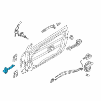 OEM 2014 Kia Forte Koup Checker Assembly-Front Door Diagram - 79380A7200