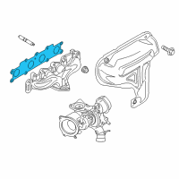 OEM 2015 Ford Transit Connect Manifold Gasket Diagram - BM5Z-9448-A