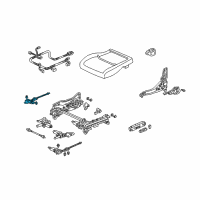 OEM 2003 Acura TL Box Assembly, Gear Diagram - 81515-SX0-003