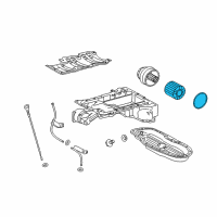 OEM 2009 Lexus IS350 Filter Element Diagram - 04152-YZZA3