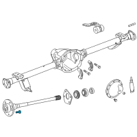 OEM Jeep Liberty Stud Hub Diagram - 5016496AA