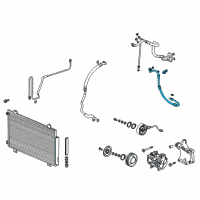 OEM 2020 Honda Odyssey Hose, Discharge Diagram - 80315-THR-A01