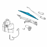 OEM Ford Freestyle Front Blade Diagram - 6F9Z-17528-AB