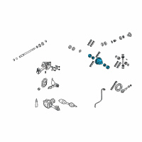 OEM 2007 Dodge Nitro Case Kit-Differential Diagram - 68026549AB