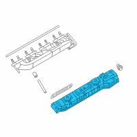 OEM 2018 Nissan Titan XD Cover-Exhaust Manifold Diagram - 16590-EZ41C