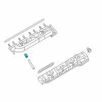 OEM Nissan Titan XD Nut Diagram - 14094-EZ40D