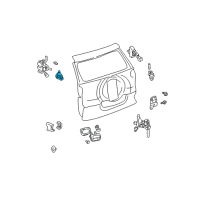 OEM 2005 Toyota RAV4 Actuator Diagram - 69150-42030