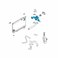 OEM 2001 Hyundai Sonata Housing Assembly-THERMOSTAT Diagram - 25620-37103