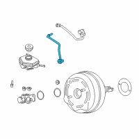 OEM 2018 BMW M4 Vacuum Pipe With Non-Return Valve Diagram - 11-66-7-850-595