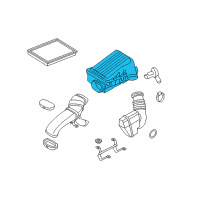 OEM 2010 BMW X5 Intake Silencer Diagram - 13-71-7-548-885