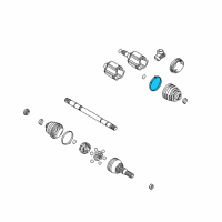 OEM Pontiac Outer Boot Clamp Diagram - 88897254