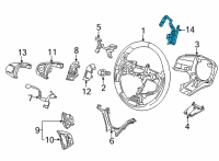 OEM Honda Civic Sw Assy, P*NH167L* Diagram - 78560-TR0-N81ZB