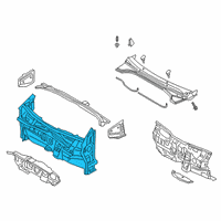 OEM Hyundai Veloster Panel Complete-Dash Diagram - 64300-J3050