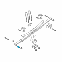 OEM Ford F-350 Super Duty Spring Front Bushing Diagram - HC3Z-5781-C