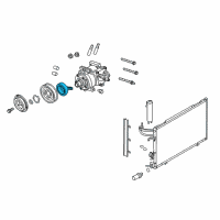 OEM 2012 Ford E-250 Clutch Coil Diagram - 9L2Z-19D798-A