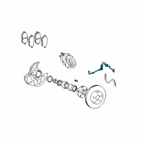 OEM Lexus SC430 Sensor, Speed, Front LH Diagram - 89543-30160