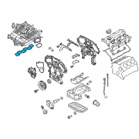 OEM 2009 Nissan 370Z Gasket-Adapter Diagram - 14032-JK21A