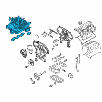 OEM 2015 Nissan 370Z Collector - Intake Manifold Diagram - 14010-EY02A