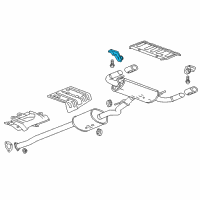 OEM 2017 Buick Envision Muffler & Pipe Hanger Diagram - 23212856
