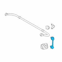 OEM 2011 Lexus RX350 Link Sub-Assy, Stabilizer Diagram - 48803-48020