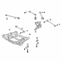 OEM 2003 Acura CL Bolt, Flange (14X90) Diagram - 90162-S84-A00