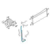 OEM 2022 Nissan Armada Tube-Oil Cooler Diagram - 21622-1LA1A