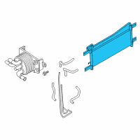 OEM 2018 Nissan Armada Cooler Assembly-Oil Diagram - 21606-1LA0B