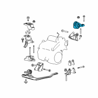 OEM 2009 Mercury Mariner Rear Mount Diagram - 9L8Z-6068-A