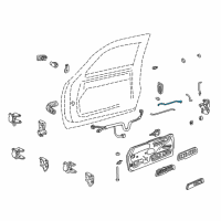 OEM Chevrolet Tahoe Lock Rod Diagram - 15724447