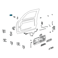 OEM GMC Yukon Handle, Outside Diagram - 15742229