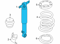 OEM 2022 Kia Carnival Shock ABSORBER Assembly Diagram - 55307R0450