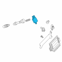 OEM 2015 Nissan Frontier Ignition Coil Assembly Diagram - 22433-8J11C