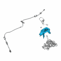 OEM 2007 Ford Fusion Shift Indicator Diagram - 6E5Z-7D443-D