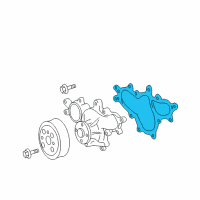OEM 2021 Lexus RC F Gasket, Water Pump Diagram - 16271-38010