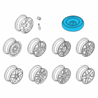 OEM Dodge Avenger Wheel-Steel Diagram - 05105665AA