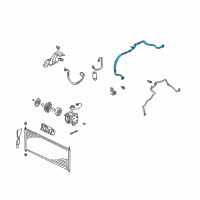 OEM 2001 Honda Insight Hose, Suction Diagram - 80311-S3Y-A02