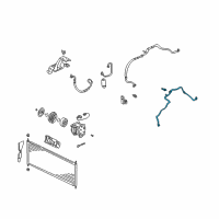 OEM 2001 Honda Insight Receiver Pipe Diagram - 80341-S3Y-A04