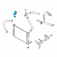 OEM 2020 Kia Rio Bracket Assembly-Radiator Diagram - 25333F9000