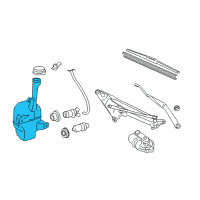 OEM Toyota Camry Washer Reservoir Diagram - 85315-06140