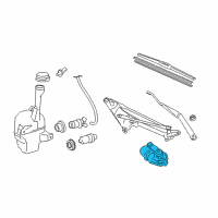 OEM 2008 Toyota Camry Front Motor Diagram - 85110-06060