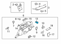 OEM 2021 Kia Telluride Accessory Socket Assembly Diagram - 95120A9000
