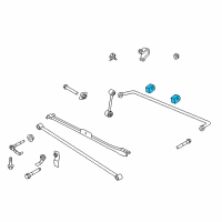 OEM 2013 Ford Mustang Bushings Diagram - CR3Z-5493-B