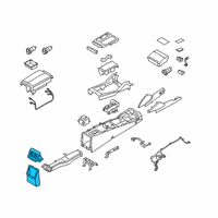 OEM 2020 Kia K900 Center Console Base Diagram - 84640J6500RB3