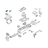 OEM 2020 Kia Stinger Charger Assembly-Usb Diagram - 96125J5200