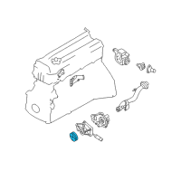 OEM 1990 Nissan Axxess Pulley-Fan & Water Pump Diagram - 21051-30R01